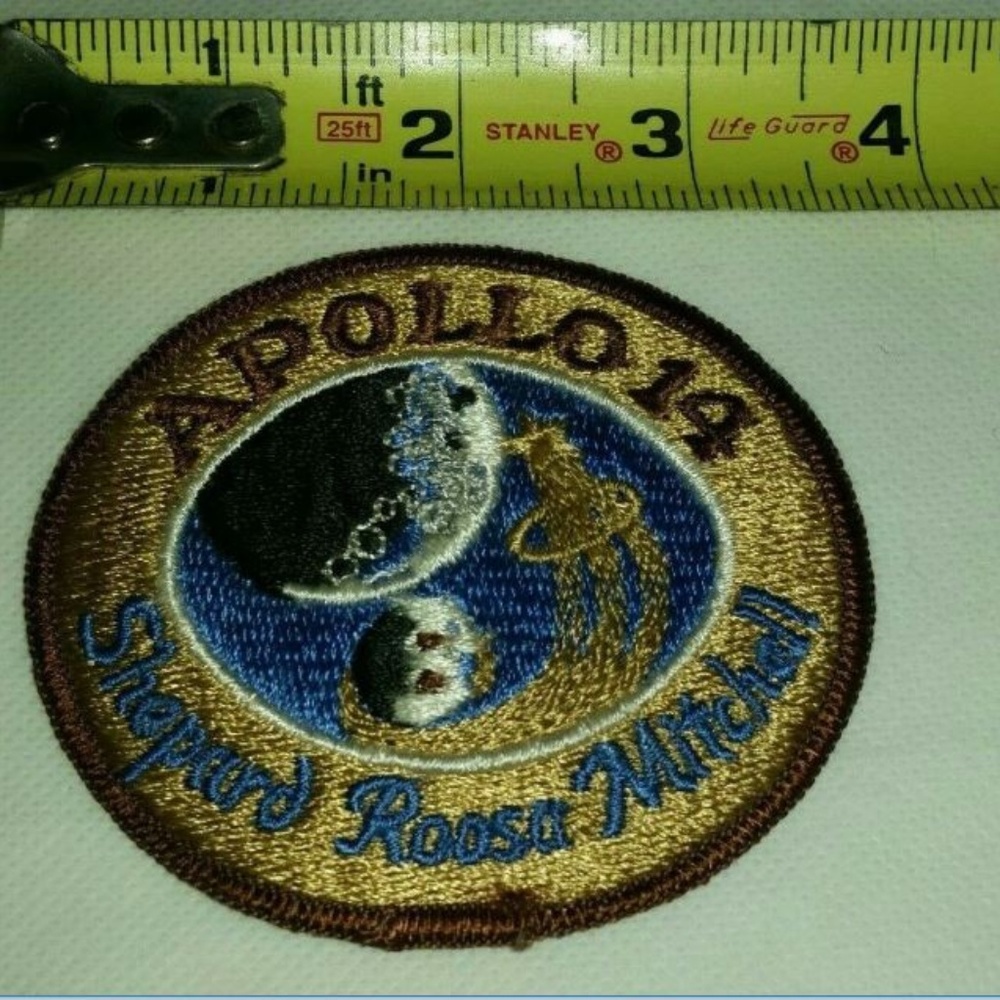 Vintage NASA Apollo 14 patch AB Emblem Never Used - Picture 1 of 3